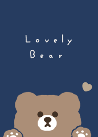 หมีน่ารัก / dark navy