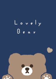 Popping Bear/ navy