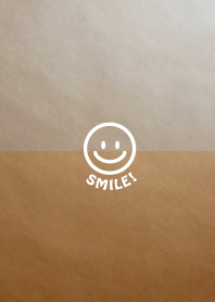 Smiley face - Kraft paper