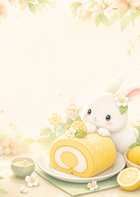 Silver White Rabbit Yuzu Roll
