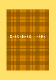 BROWN CHECKERED THEME-YELLOW