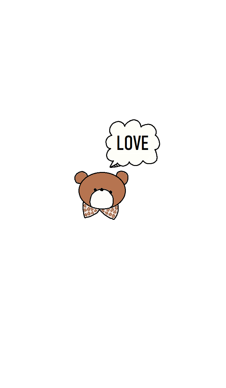 simple Bear theme (white)