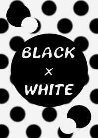 Polka dots BLACK&WHITE