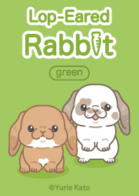 Lop-Eared Rabbit - green