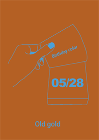 Birthday color May 28 simple: