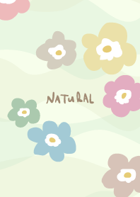 The darkish color Flowers Green4 Japan