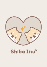 柴犬キラキラ[ブラウン]