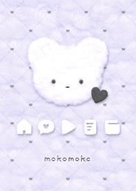 もこもこ & くま ♥ ダイヤグリッド XF-24