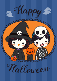 Happy halloween with cute couple 2