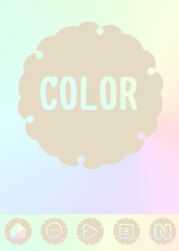 beige color rainbow  G23