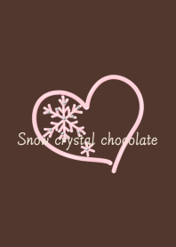 雪の結晶 チョコレート *いちごチョコ*