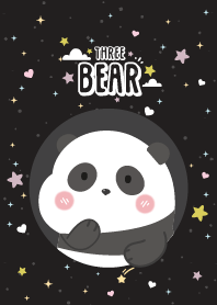 คุณหมีสามตัว น่ารักน่าเลิฟ สีดำ