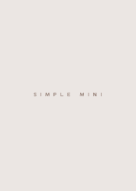 simple mini  #pink beige #a