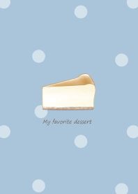 Cheesecake -smoky blue- dot