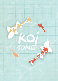 Koi tone: the happy carp fish