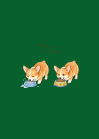 My adorable Corgi(forest green)