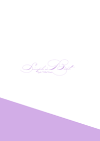 Simple is Best Purple/White