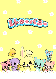 Retro bunny friends.