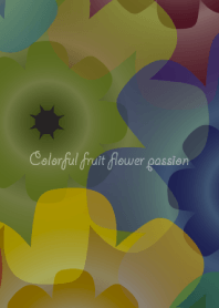 Colorful fruit flower passion