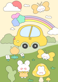 Little car in rabbit land2