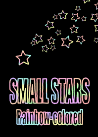 SMALL STARS Rainbow-colored