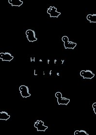 ไดโนเสาร์ตัวเล็ก. black aqua