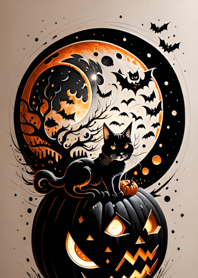 halloween cat 9A8a7a