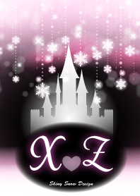 X&Z-Initial-Snow Castle-Baby pink