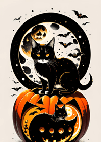 halloween cat AB9dBA