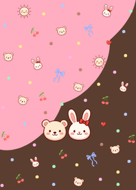 Bunny & Bear_Brown&Pink.2