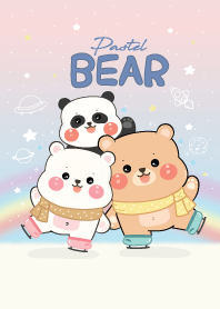 หมีอ้วนน่ารัก : พาสเทลสกาย