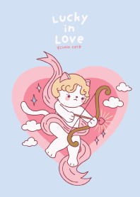 lucky in love (cupid cat)