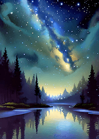 Calm night scene/533