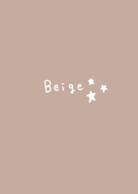A little star. beige.