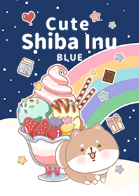 misty cat-Shiba Inu Galaxy sweets blue2