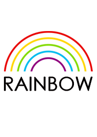 シンプル レインボー スタイル