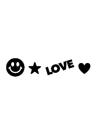 SMILE LOVE(Black)