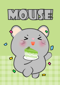 Grey Mouse Love Green Color Theme