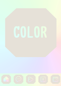 brown color rainbow  K18