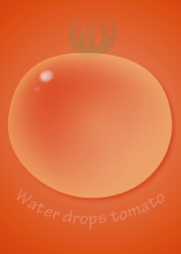 Water drops tomato