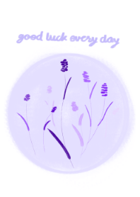 purple lavender (good luck every day)