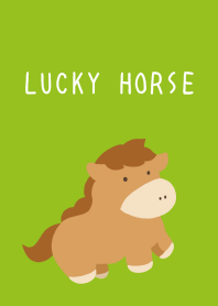 LUCKY HORSE THEME/LEAF GREEN