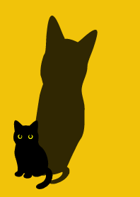 Black Cat Holiday10 on yellow