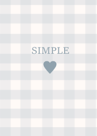 SIMPLE HEART :check milkyblue