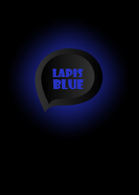 Lapis Blue Button In Black V.3