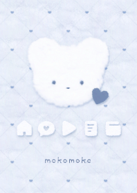 もこもこ & くま ♥ ダイヤグリッド F-01