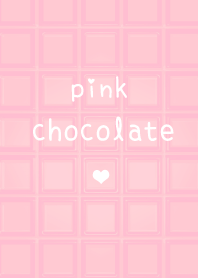 シンプルピンクチョコレート