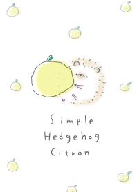 簡單的 刺猬 柚子