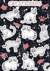 Cat Sticker Glitter Y2K Korean Gal 3