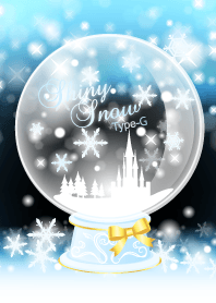 シャイニースノー☆☆Type-G 水色+雪